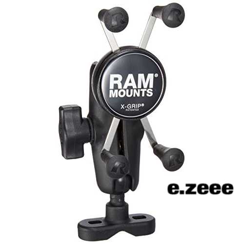 RAM MOUNTS(ラムマウント) マウントセット Xグリップ&U字クランプ スマートフォン用 テザー付き ブラック RAM-B-149Z-UN7U 1