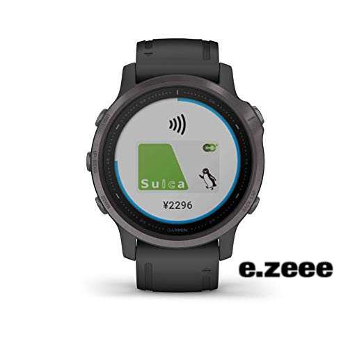 楽天e.ZeeeeGARMIN（ガーミン） fenix 6S Sapphire Black DLC 音楽再生機能 マルチスポーツ型GPSウォッチ 最大9日間稼働