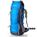 色：A スカイブルー ( 80L ) マウンテントップ Mountaintop バックパック 80L / 55L 登山 リュック 大容量 登山用 バッグ 大型 サック キャンプ ハイキング 防災 旅行 軽量 防水 レインカバー付き