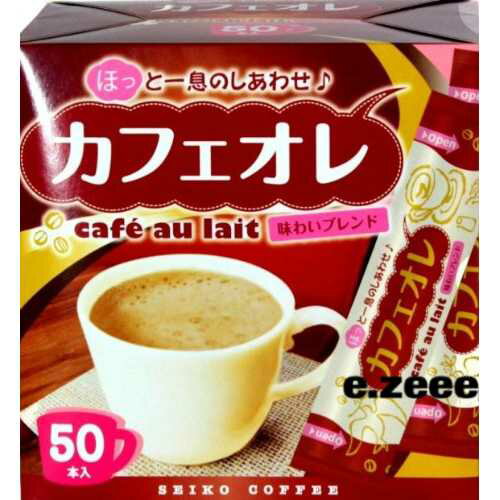 セイコー珈琲 カフェオレ味わいブレンド 12g*50本