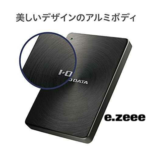 なデザイン 色：ブラック ポータブルハードディスク 2TB USB3.0対応 全面アルミボディ 日本製 HDPX-UTA2.0K：e.Zeeee サイズ：2.0TB I-O DATA HDD Ⓠポータブル