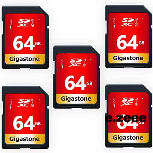Gigastone 64GB SDJ[h 5Zbg UHS-I U1 Class 10 SDXC [J[h  tHD rfI fW^J SD card Full HD