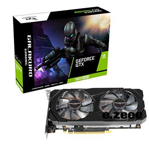 サイズ：GTX 1660Super 玄人志向 NVIDIA GeForce GTX 1660Super 搭載 グラフィックボード 6GB デュアルファン GALAKURO GAMINGシリーズ GG-GTX1660SP-E6GB/DF