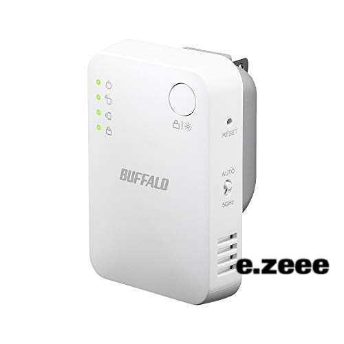 BUFFALO WiFi 無線LAN 中継機 有線LANポート搭載 WEX-733DHPS/N 11ac 433*300Mbps コンセント直挿しモデル 簡易パッケージ 日本メーカー