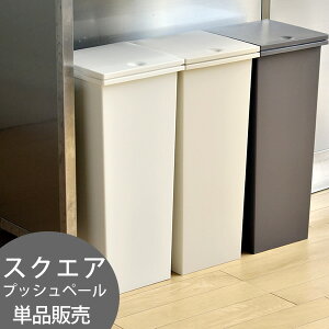 ゴミ箱 kcud SQUARE Push Pail クード スクエア プッシュペール　ごみ箱 ダストBOX ダストボックス くずかご 分別 キッチン 縦型 スリム 北欧 ふた付 おしゃれ ふた付き 楽天 249092