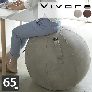 vivora バランスボール シーティングボール ルーノ レザーレット 破裂防止 ポンプ付 sitting ball chairs LUNO Leatherrette 65cm カバー付き 二重構造 室内 運動器具 体幹 トレーニング 姿勢 骨盤 矯正 ヨガ 筋トレ 宅トレ 椅子 座椅子 ソファ フィットネス エクササイズ