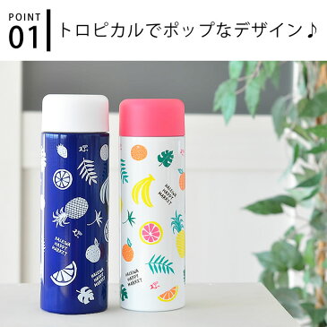 水筒 ステンレスボトル ハレイワ ダイレクトステンレスボトル フルーツ 490ml おしゃれ 保温 ダイレクト 保冷 軽量