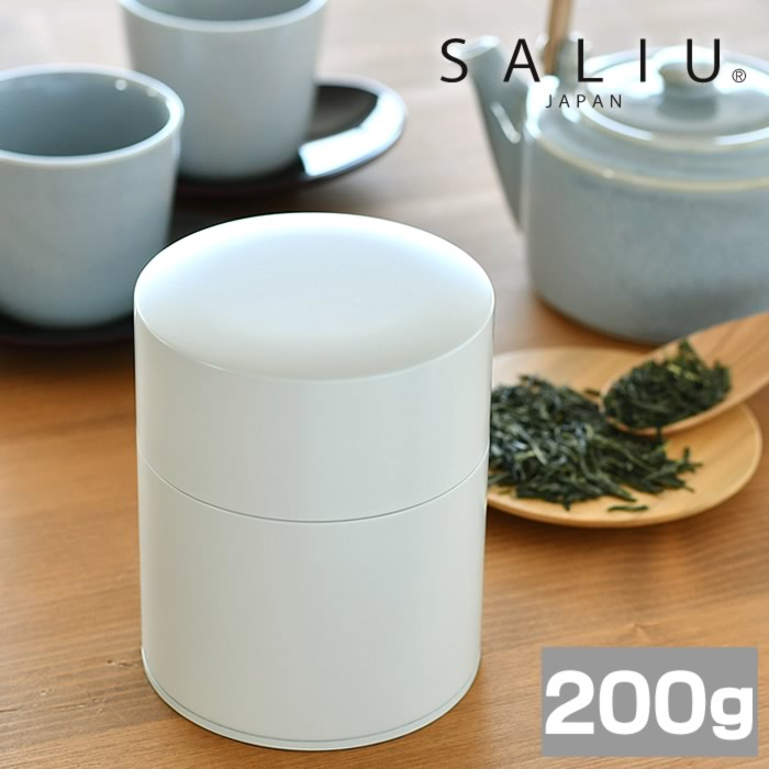 【5/15は全品ほぼP10倍♪】茶缶 200g LOLO ロロ 茶筒 ブリキ製 スチール製 日本製 530ml 紅茶 緑茶 コーヒー 保存容器 キャニスター シンプル SALIU サリュウ 江東堂