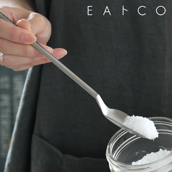【12月1日はポイント最大10倍祭♪】EAトCO イイトコ サジ Saji スリムスプーン AS0056 日本製 味見スプーン カトラリー 細い スリム 長い ステンレス 長柄 キッチン ダイニング 調味料 おしゃれ ギフト h concept アッシュコンセプト デザイン プロデュース ヨシカワ