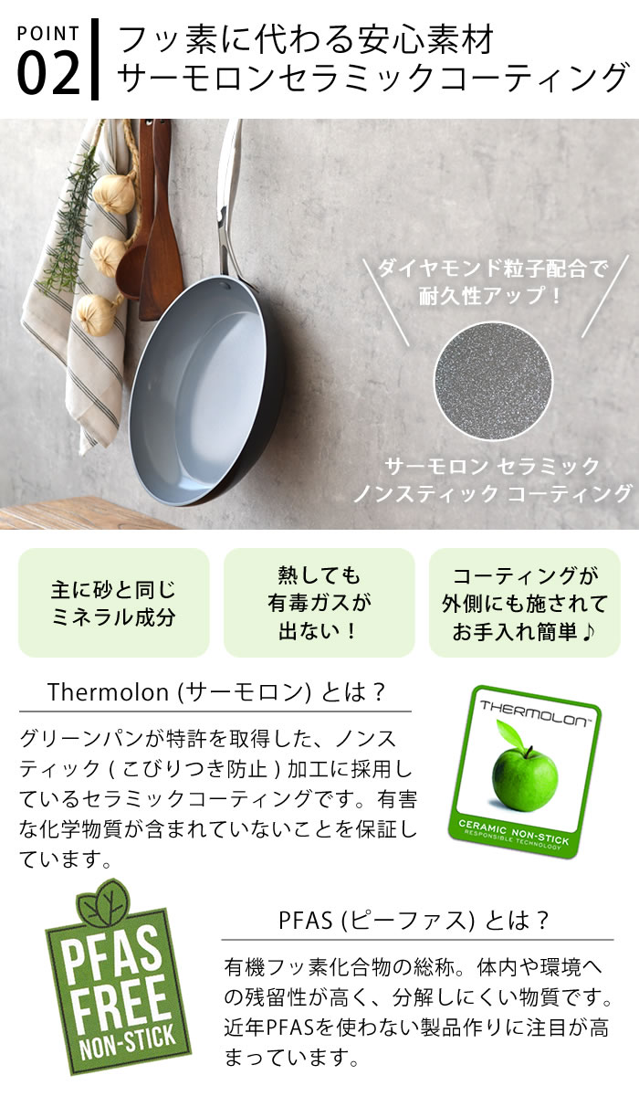 【5日はポイント最大10倍祭♪】フライパン 2...の紹介画像3