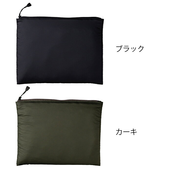 【7月25日はポイント最大10倍祭♪】ポーチ メンズ TOGAKURE トガクレ フラットポーチ 軽量 軽い 小物 入れ フラット クッション カーキ 黒 ブラック PC小物 おしゃれ トラベル スリム コンパクト ガジェット トラベル かっこいい ezehome-10014513 庭と雑貨のある家 Eze(エズ) サンプル画像2