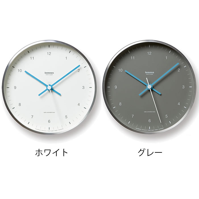 【レビュー特典付】電波時計 【Lemnos レムノス】MIZUIRO ミズイロ LC07-06 電波時計 森 豊史 掛け時計 壁掛け時計 掛時計 置時計 置き時計 テーブルクロック デザイン インテリア カジュアル 人気 楽天 249092 [2]