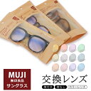 【カラーレンズ】着せ替えレンズ 無印良品サングラス対応 交換レンズ 社外品 対応モデル限定 UVカット 度付き 度入り 日本製レンズ 本製品は株式会社良品計画の...