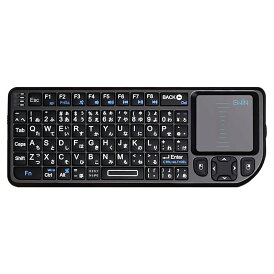 ミニ キーボード ワイヤレス 2.4GHz 日本語JIS配列(72キー) ワイヤレスキーボード タッチパッド搭載 マウスセット一体型 無線 USBレシーバー付き 接続簡単 超小型 コンピューター/スマートTV/パソコン/プロジェクター Ewin 送料無料
