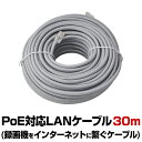 防犯カメラ PoE LANケーブル 50-20m カテゴリ6 カテゴリ5e cat6 Cat5e 50メートル 30メートル 20メートル 1Gbps 100MHz PoE給電対応 インターネット ネットワークカメラ LAN