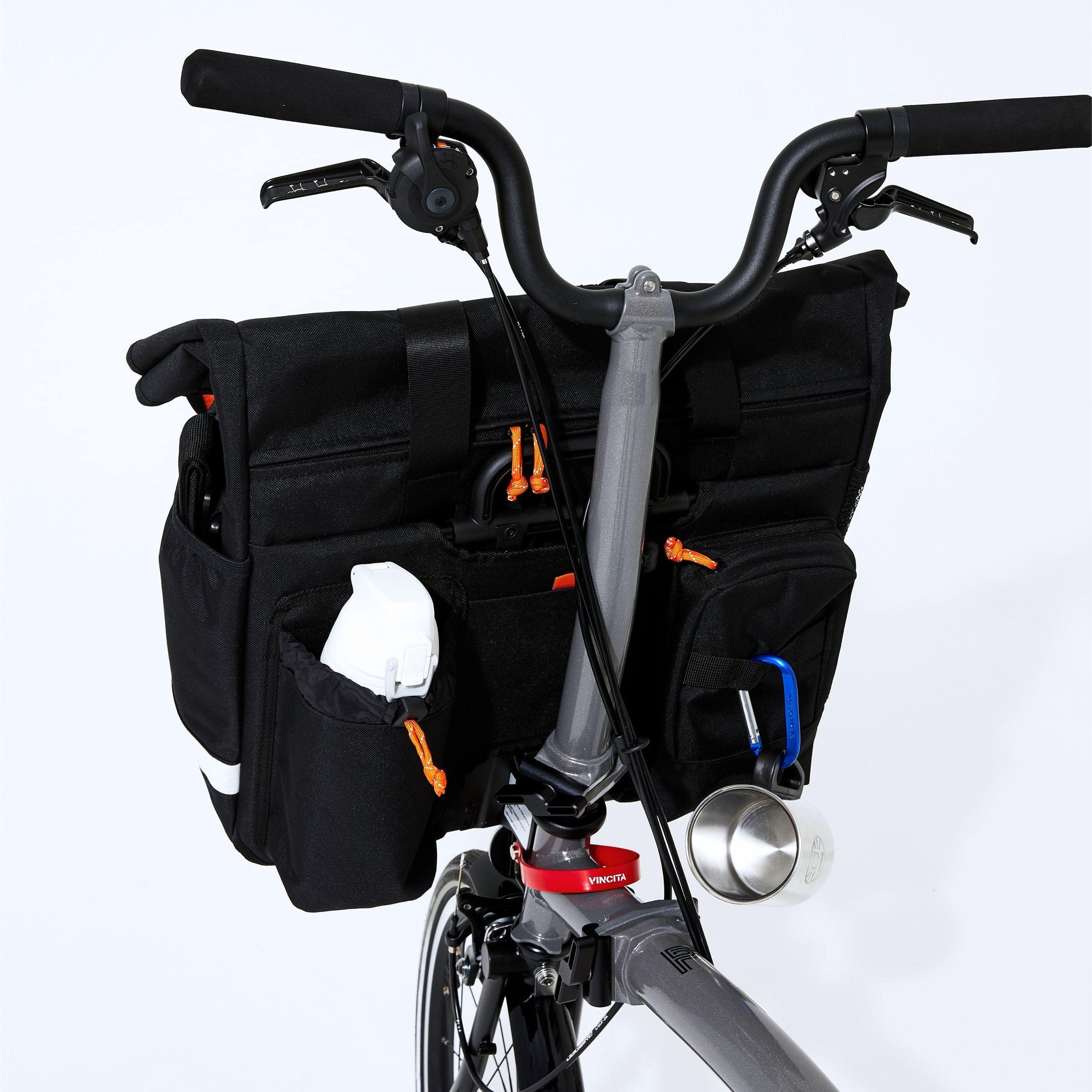��VINCITA�� Voyage Atlas�Хå� BROMPTON �ե���ȥХå� �֥���ץȥ� �ޤꤿ���߼�ž���� �����å���꡼������ñ��æ �ե���ȥ���ꥢ�ե졼���դ� �����������ȥ�å��� �쥤�󥫥С��� �ɿ�
