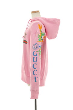 【送料無料】【新古品】【未使用品】グッチ　/　GUCCI メンズ トップス パーカー オールドグッチ　ロゴ　　ドラゴン刺繍　【中古】