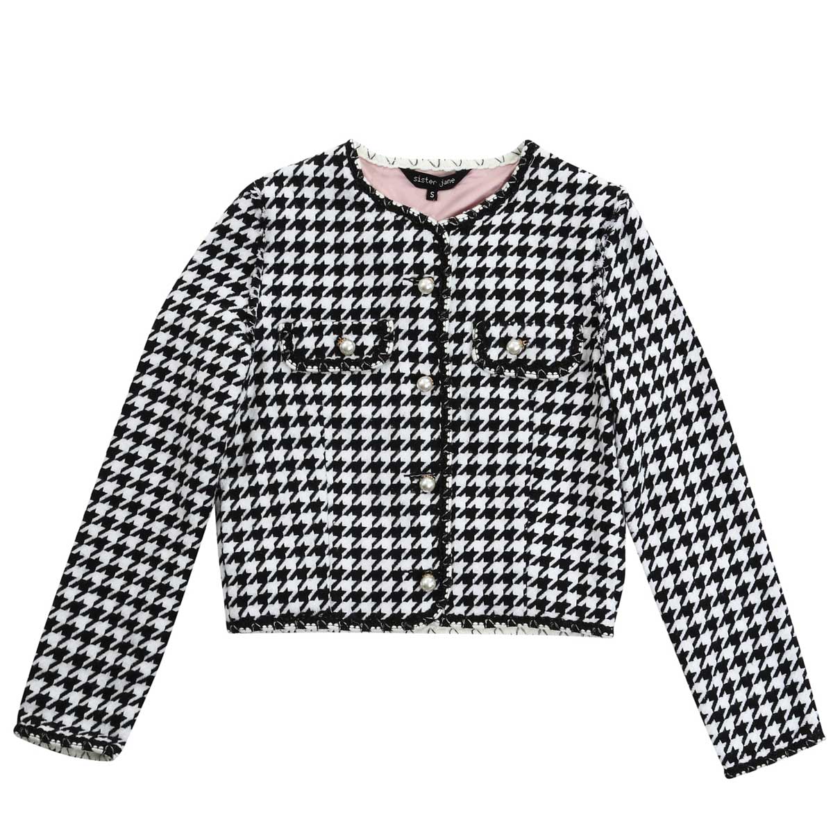 シスタージェーン/sisiter jane ツイード　千鳥柄　ジャケット Sサイズ