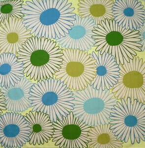 \5%OFFクーポン配布中/風呂敷 大判 サイズ 97cm ニ四巾 シビラ Sybilla ふろしき GIRASOL ヒラソル 緑 箱無し 綿100% 名入れ可 日本製 おしゃれ かわいい エコバッグ 折りたたみ コンパクト 子供 一升餅 1歳 誕生日 メール便 送料無料 バレンタイン 2021