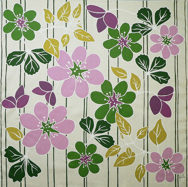 \5%OFFクーポン配布中/風呂敷 大判 サイズ 97cm ニ四巾 シビラ Sybilla 綿 ふろしき POPURRI ポプリ ベージュ 箱入り 名入れ可 日本製 おしゃれ かわいい エコバッグ 折りたたみ コンパクト リュック 子供 一升餅 1歳 誕生日 ギフト 送料無料 バレンタイン 2021