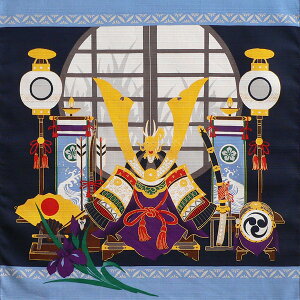 \5%OFFクーポン配布中/風呂敷 50cm 端午の節句 こいのぼり チーフ彩時記 綿シャンタンふろしき 紺 名入れ可 日本製 おしゃれ 和柄 お弁当 チーフ ラッピング タペストリー 風呂敷専門店 お土産 プチギフト ポイント消化 メール便 送料無料 バレンタイン 2021