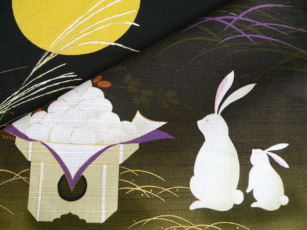 ＼5%OFFクーポン配布中／風呂敷 50cm お月見 チーフ彩時記 綿シャンタンふろしき 黒 名入れ可 日本製 おしゃれ かわいい 和柄 お弁当 チーフ ラッピング タペストリー 風呂敷専門店 お土産 プチギフト ポイント消化 メール便 送料無料 バレンタイン 2021格安通販　バレンタイン　人気　ランキング