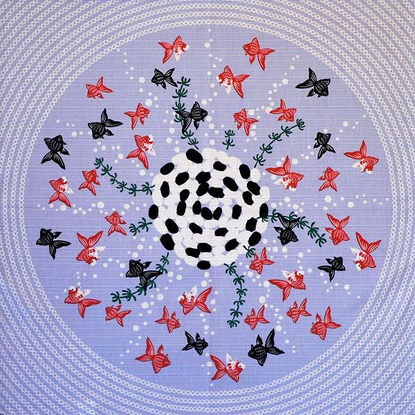 \5%OFFクーポン配布中/風呂敷 お弁当 50cm 包むと金魚鉢になる 綿シャンタン小ふろしき 名入れ可 日本製 おしゃれ かわいい チーフ ラッピング 風呂敷専門店 お土産 プチギフト ポイント消化 メール便 送料無料 バレンタイン 2021