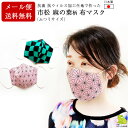 在庫限り マスク 日本製 洗える 布マスク 抗菌 抗ウィルス加工 市松 麻の葉 和柄 和風 ふつうサイズ 立体 大人 おしゃれ かわいい キャラクター グリーン ピンク 個包装 メール便 送料無料 2025 お中元