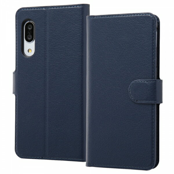 AQUOS sense3 AQUOS sense3 lite Android One S7 国内メーカー品 手帳型ケース シンプル マグネット ダークネイビー 保護 おしゃれ オシャレ スマホ カバー スマホケース アクオスセンス3 docomoドコモ SH02M SHV45 SH-M12