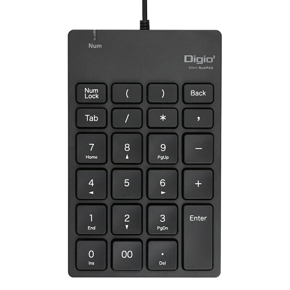 /期間限定SALE/ ナカバヤシ USBテンキーボード 静音キーボード USBテンキー テンキー 静音 コンパクト ブラック