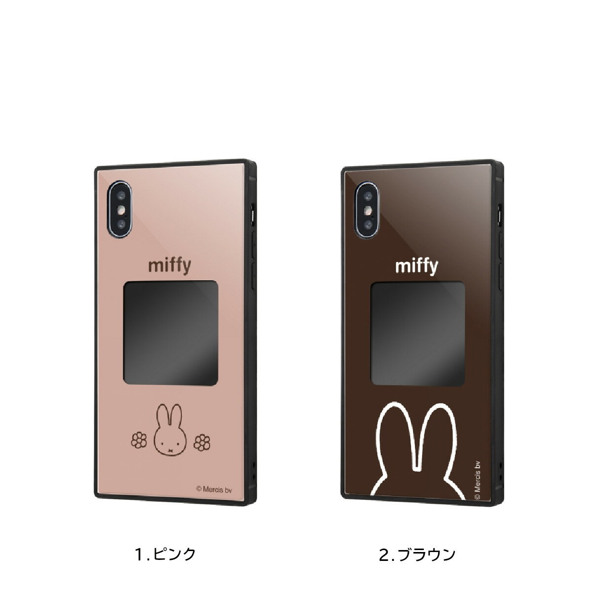 iPhone XS X iPhoneXS iPhoneX 国内メーカー品 耐衝撃 衝撃吸収 au ドコモ docomo ソフトバンク スマホケース 携帯ケース オリジナルケース オリジナル フォトフレーム ミッフィー かわいい 可愛い オシャレ