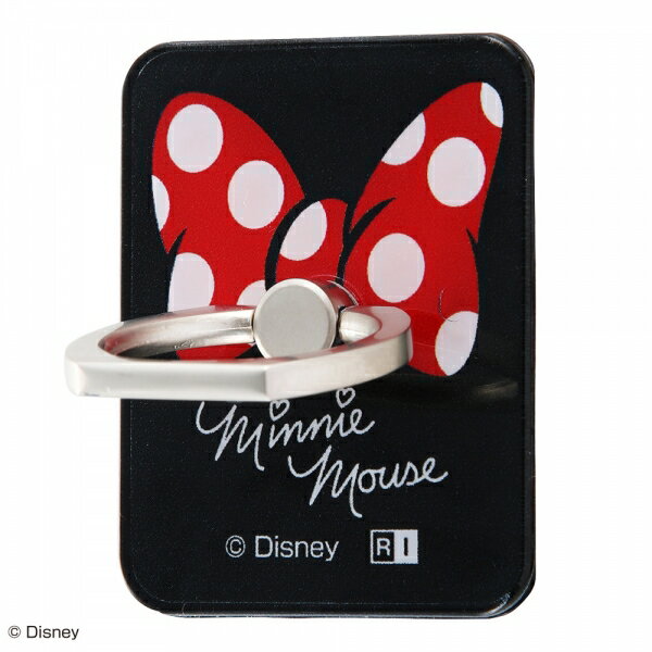 各種スマートフォン 国内メーカー品 スマートフォン用リング スマホリング バンカーリング ホールドリング 指掛けリング アクリルリング 落下防止 ディズニー ミニーマウス みにーまうす 可愛い かわいい オシャレ おしゃれのサムネイル