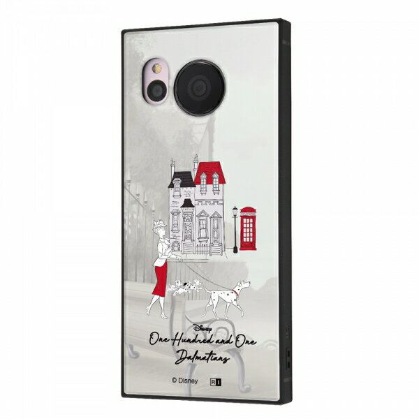 AQUOS sense7 国内メーカー品 ケース カバー AQUOSsense7 アクオスセンスセブン 携帯ケース ディズニー キャラクター 耐衝撃ハイブリッドケース KAKU 101匹わんちゃん docomo ドコモ au softbank SH-53C SHG10 アンドロイド