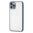 FIT iPhone 12 Pro 国内メーカー品 Perfect Fit メタリック ケース ブルー シンプル スマホケース 携帯ケース けいたいケース アイフォン12プロドコモ au ソフトバンク