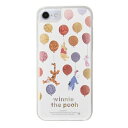 iPhone SE 第3世代 第2世代 iPhone8 iPhone7 国内メーカー品 ラメ グリッターケース ディズニー キャラクター くまのプーさん バルーン 仲間達 保護 おしゃれ オシャレ かわいい 可愛い スマホケース アイフォンSE アイフォン8 ドコモ au ソフトバンク