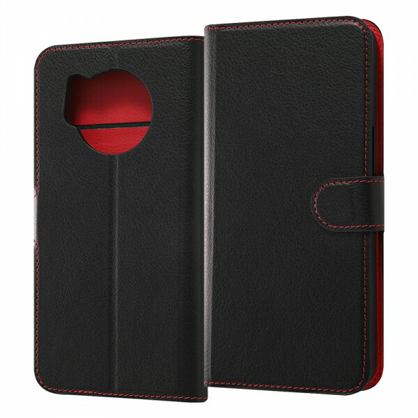 AQUOS R7 国内メーカー品 手帳型 ケース カバー AQUOSR7 アクオスアールセブン 手帳型ケース 携帯ケース けいたいけーす 耐衝撃ケース ブラック レッド シンプル オシャレ docomo ドコモ ソフトバンク SH-52C アンドロイド