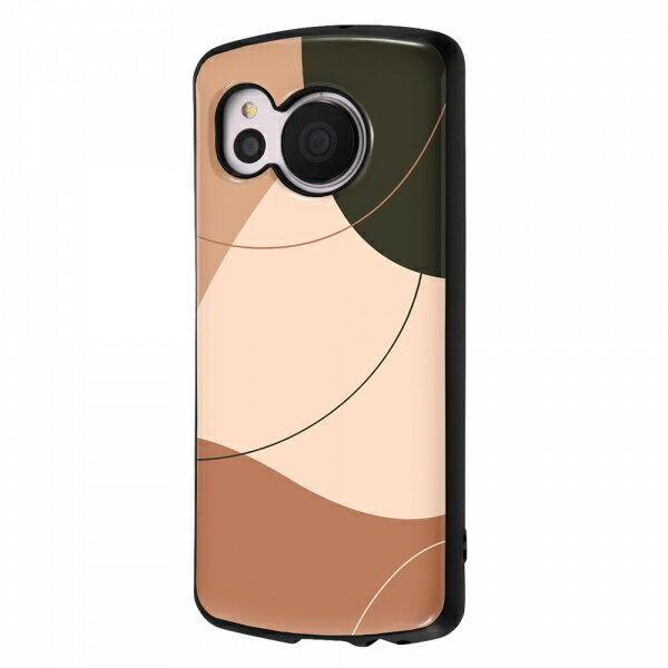 AQUOS sense7 国内メーカー品 ケース カバー AQUOSsense7 アクオスセンスセブン 携帯ケース 耐衝撃ケース MiA-collection モダン/ブラウン 可愛い かわいい おしゃれ docomo ドコモ au softbank SH-53C SHG10 アンドロイド