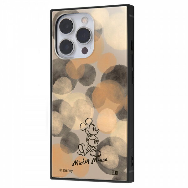 iPhone 13Pro 国内メーカー品 ケース カバー iPhone13Pro アイフォンサーティンプロ 携帯ケース 耐衝撃ケース KAKU トリプルハイブリッド OTONA_ミッキー水彩 可愛い かわいい おしゃれ docomo ドコモ au softbank