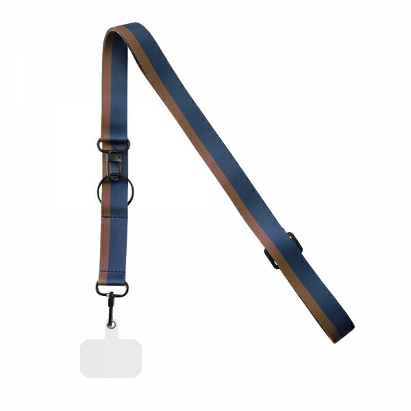 ショルダーネックストラップ 国内メーカー品 全長約80〜150cm ショルダーストラップ ネックストラップ ショルダー ストラップ 長さ調整可能 ブラウン ネイビー 可愛い オシャレ