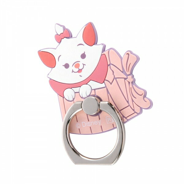 各種スマートフォン 国内メーカー品 スマートフォン用リング スマホリング バンカーリング ホールドリング 指掛けリング 落下防止 ディズニーキャラクター やわらかリング マリー いたずら 可愛い かわいい おしゃれ