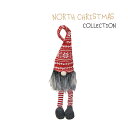 【 North Christmas Collection 】 ノースクリスマス ノルディックキャップサンタ トムテ Sサイズ 人形 マスコット 置物 飾り 北欧 サンタクロース サンタさん 【 あす楽対応 】 小人の妖精『トムテ』の置物 小人の妖精『トムテ』の置物 北欧で古くから愛されてきた小人の妖精『トムテ』は、家族に幸運をもたらし、仕事を助けてくれる妖精として知られています。帽子の中にワイヤーが入っているので、形を変えることができます。また、底の部分に重しが入っているので、座らせた時にしっかりと自立します。段差に置いて、足をぶらぶらさせても可愛いですよ♪【サイズ】約12×12×61cm※ハンドメイド商品のため、サイズには多少の個体差がございます。【生産国】中国【素材】ポリエステル、アクリル、ワイヤー 1