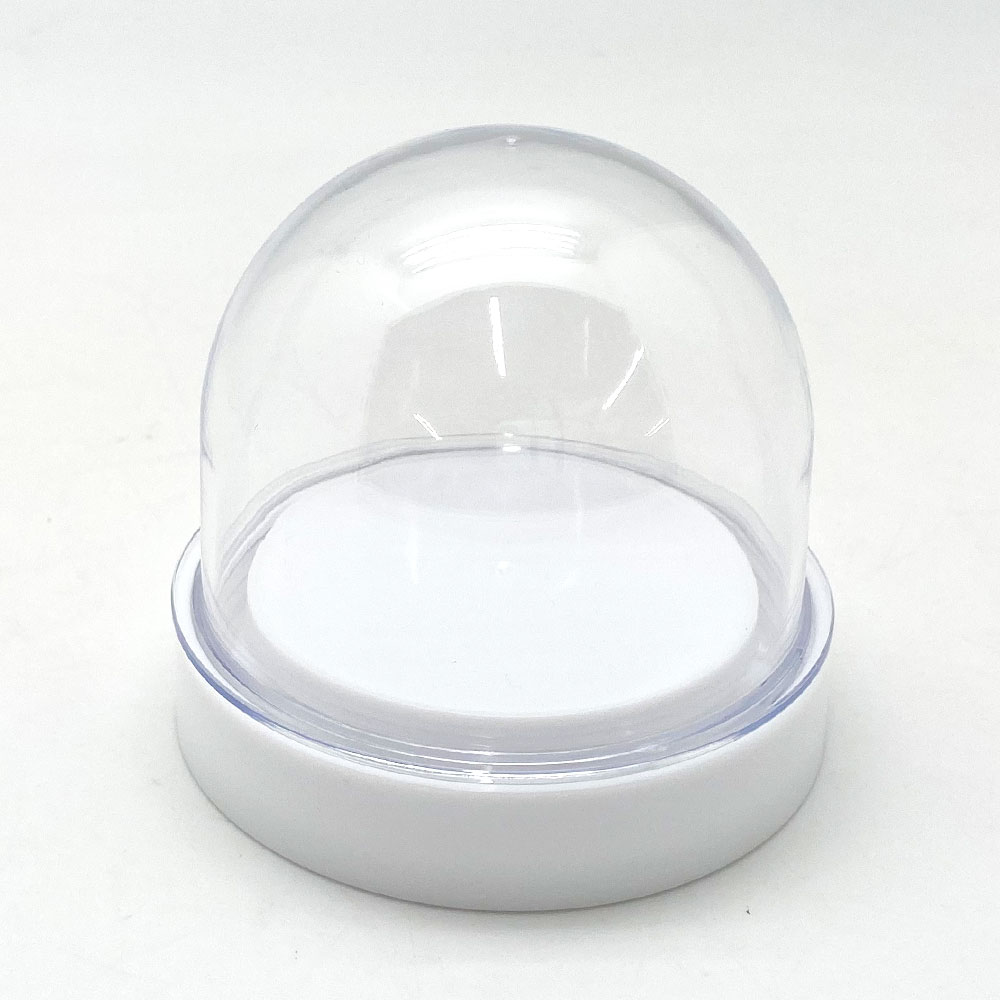 【ワークショップパーツ】 スノードーム ショート ホワイト 【SNOW DOME SNOW GLOBE WATER DOME スノーボール スノーグローブ スノーグロー部 ウォータードーム 手作りキット】【あす楽対応】