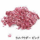 【ワークショップパーツ】 ラメ パウダー ピンク (粉状) 【グリッター ラメパウダー キラキラ スノードーム 手作りキット】小学生 工作キット 簡単 クリスマ...