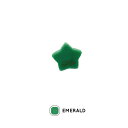 【BanchaBancha スニーカーデコレーション スター エメラルド】シューズアクセサリー パンプス 靴紐 レディース 紐 パーツ チャーム 装飾 ワンポイント アレンジ ファッション 雑貨 おしゃれ かわいい 韓国 セール|詳細画像