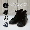 【 レインシューズ レディース サイズ 女性 】 オーセンティック ハイカットレインスニーカー ブラックソール ブラック ネイビー 全3色 レインブーツ 長靴 ...