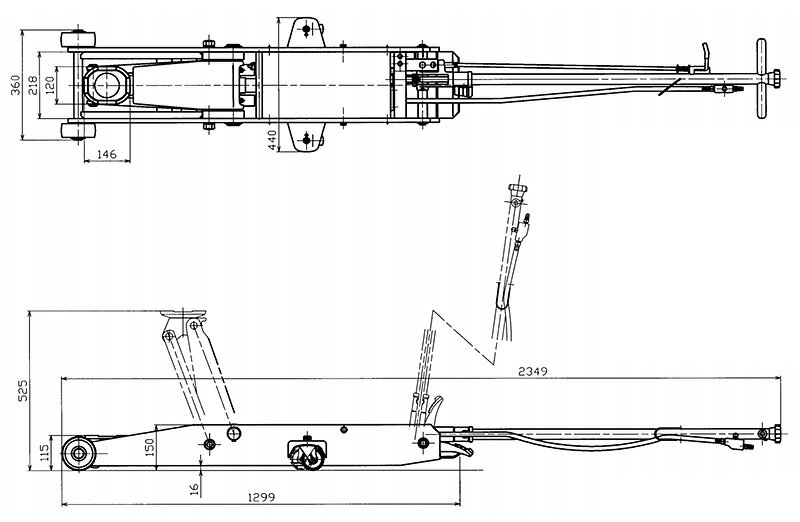 マサダ製作所 低床型エアージャッキ（5t）[ASJ-50ML]【代引不可】【車上渡し】