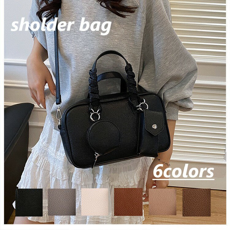 Rakuten - 【13%offで7480⇒6508 5/16 10時まで】ショルダーバッグ 斜めがけ 肩掛け 手提げ ボディバッグ メッセンジャーバッグ 鞄 かばん pu カジュアル 軽量 柔らかい オシャレ かわいい 通勤 通学 レディース メンズ 小さめ 大容量 バッグ 韓国風 ミニショルダー