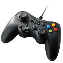 [ELECOM]ゲームパッド PC コントローラー USB接続 Xinput Xbox系ボタン配置 FPS仕様 13ボタン 高耐久ボタン 軽量 スティックカバー交換 公式大会使用可 ブラック JC-GP30XBK/JCGP30XBK