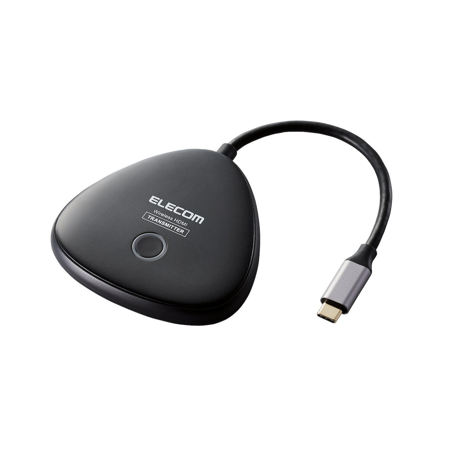 [ELECOM]HDMI 送信機 ワイヤレス 無線 4K Type-Cコネクタ 【 DH-WLRX1BK 受信機 別途必要 】 ミラーリング マルチディスプレイ ブラック DH-WLTXUC1BK/DHWLTXUC1BK
