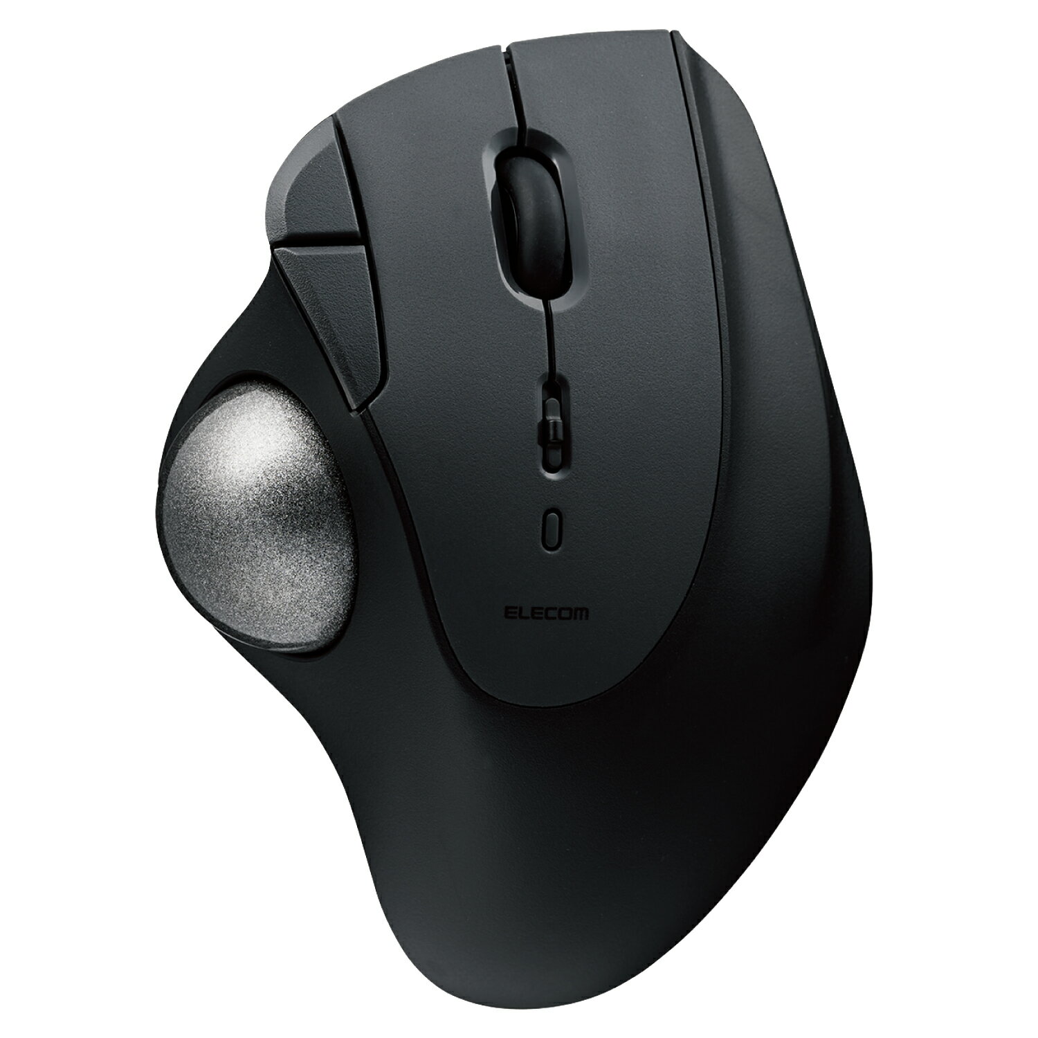 [ELECOM]トラックボール マウス Bluetooth 5ボタン 人工ルビーユニット エルゴノミクス 【 Windows 11 / 10 Android macOS iOS iPadOS ChromeOS 各種対応 】 ブラック M-IT10BRBK/MIT10BRBK